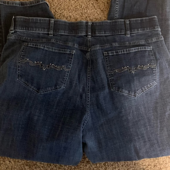 Women's plus Lee jeans sz 24W med bootcut - Picture 4 of 4